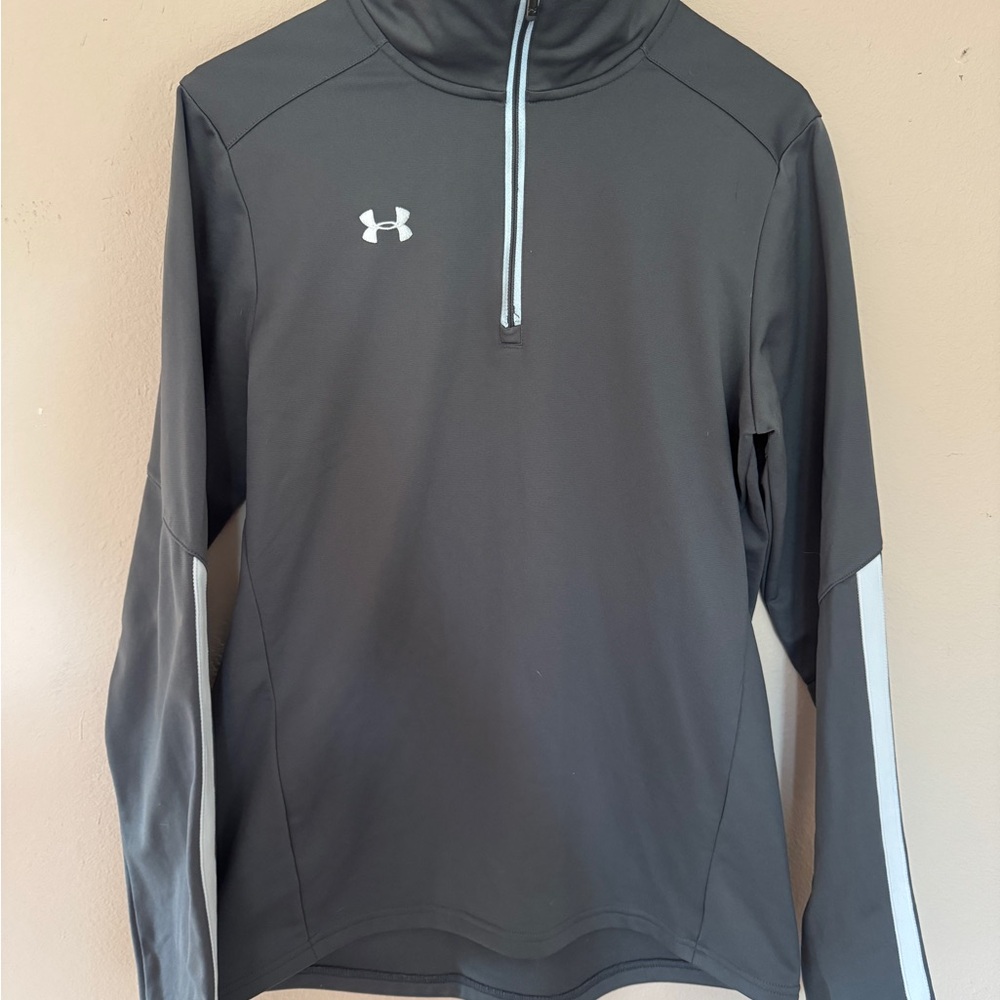 Under Armour Gray Quarter-Zip Pullover